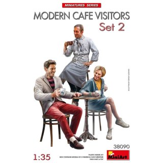 Mini Art 38090 Modern Cafe Visitors Set 2