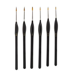 Modelcraft PPB2300-S1 Set Of 6 Synthetic Brushes