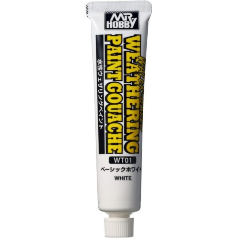 Mr.Hobby WT-01 Water-Based Weathering Paint Gouache White Mr.Hobby WT-01 Water-Based Weathering Paint Gouache White