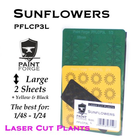 Paint Forge PFLCP3L Laser Cut Plants Sunflower 3L Paint Forge PFLCP3L Laser Cut Plants Sunflower 3L