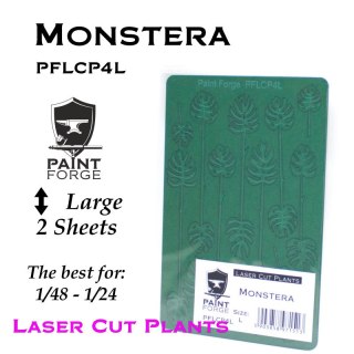 Paint Forge PFLCP4L Laser Cut Plants Monstera 4L