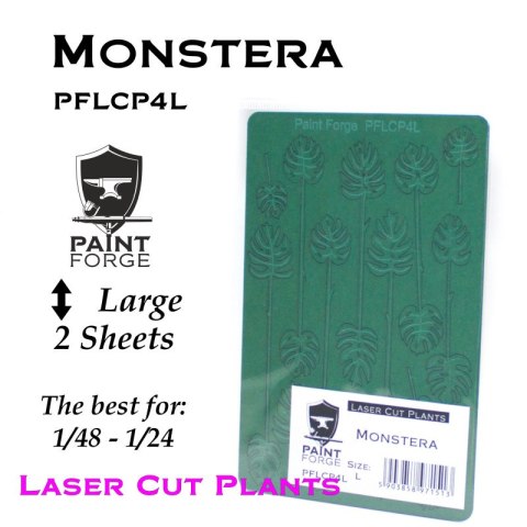 Paint Forge PFLCP4L Laser Cut Plants Monstera 4L Paint Forge PFLCP4L Laser Cut Plants Monstera 4L