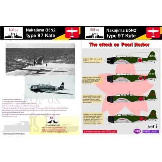 ROP o.s. MNFDL48051 1:48 Nakajima B5N2 type 97 Kate - The attack on Pearl Harbour