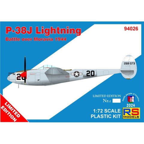 RS Models 94026 P-38J Lightning Battle over Moravia 1944 Limited Edition RS Models 94026 P-38J Lightning Battle over Moravia 1944 Limited Edition
