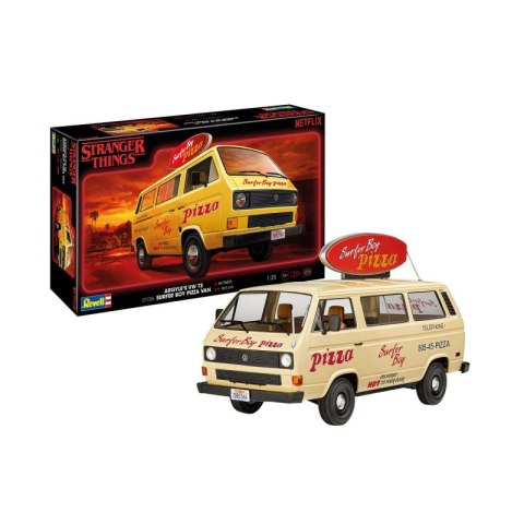 Revell 07725 1/25 Argyle's VW T3 Surfer Boy Pizza Van (Stranger Things)