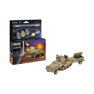 Revell 63293 Model Set 1/72 sWS with Flak 43 & Sd.Ah.58 Ammo Trailer