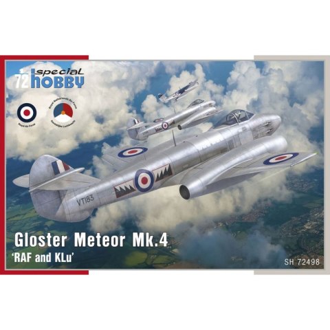 Special Hobby 72498 Gloster Meteor Mk.4 'RAF And KLu'