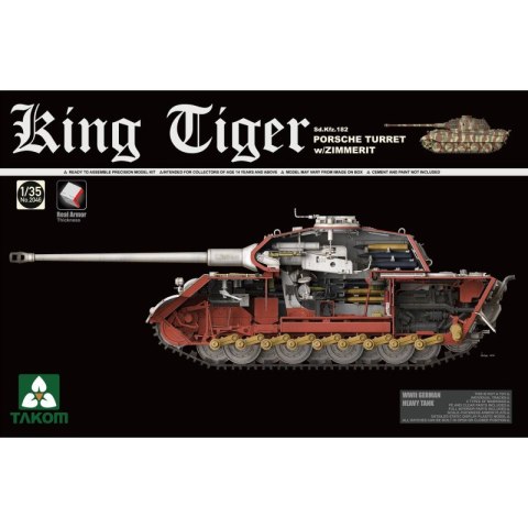 Takom 2046 SdKfz 182 King Tiger Porsche turret