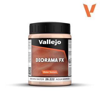 Vallejo 26222 Diorama FX Water Texture Brown Water 200 ml