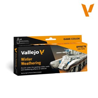 Vallejo 70263 Effects Color Series Winter Weathering (8 pcs)