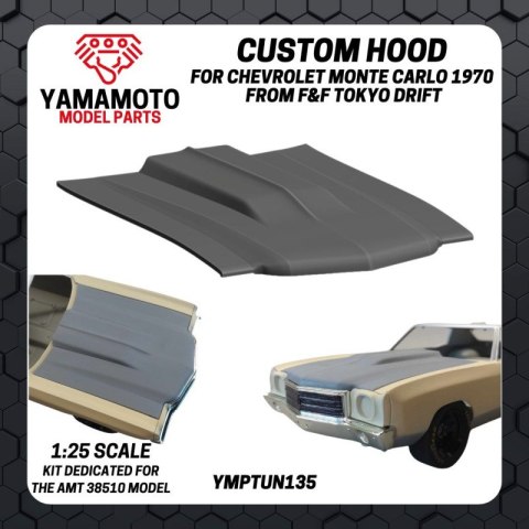 Yamamoto YMPTUN135 Custom Hood for Chevrolet Monte Carlo 1970 from F&F Tokyo Drift