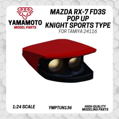 Yamamoto YMPTUN136 Pop Up Knight Sports Type for Mazda RX-7 FD3S Tamiya