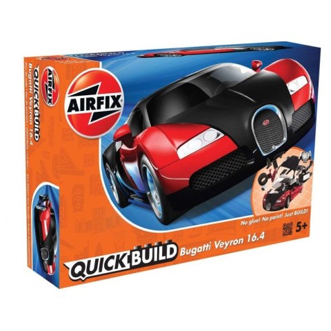 Airfix 6020 Quickbuild Bugatti Veyron Black/Red