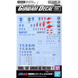 Bandai 61985 GUNDAM DECAL 121 MS GUNDAM AGE MULTIUSE 1 GUN61985 ID [ ]