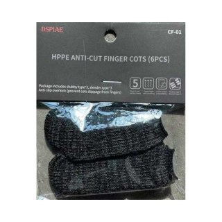 DSPIAE CF-01 6x HPPE Anti-Cut Finger Cots (56799)