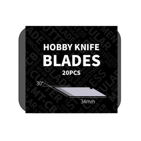 DSPIAE DK-B01 Hobby Knife Blades (20 pcs) (54122)