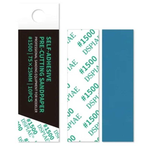 DSPIAE DSP-1500 Reusable Self-Adhesive Sandpaper 75 x 25 mm (10 pcs) (56573) DSPIAE DSP-1500 Reusable Self-Adhesive Sandpaper 75 x 25 mm (10 pcs) (56573)