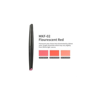 DSPIAE MKF-02 Water-Based Soft Head Marker Fluorescent Red (56594)