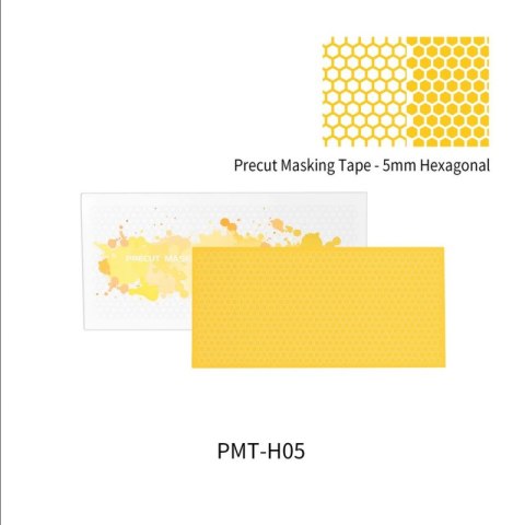 DSPIAE PMT-H05 Precut Masking Tape 5 mm Hexagonal (56611)