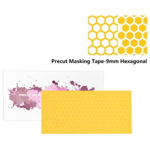 DSPIAE PMT-H09 Precut Masking Tape 9mm Hexagonal (56619)