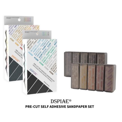 DSPIAE SP-S02 Adhesive Sanding Paper Sets 1000-2500 (100 pcs) (56584)