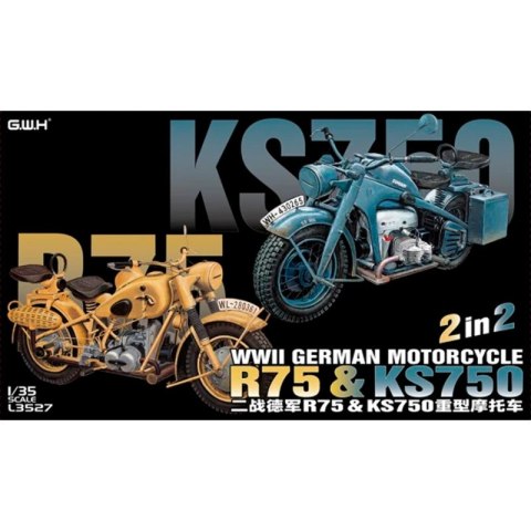 Lion Roar L3527 (G.W.H) WWII German Motorcycle R75 & KS750 2 in 2