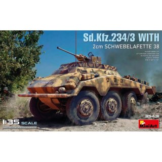 Mini Art 35431 Sd.Kfz.234/3 with 2 cm Schwebelafette 38