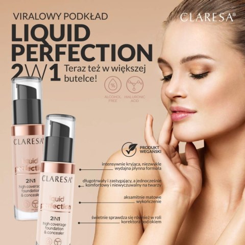 Claresa Korektor Liquid Perfect 2w1 nr 104 34g Claresa Korektor Liquid Perfect 2w1 nr 104 34g