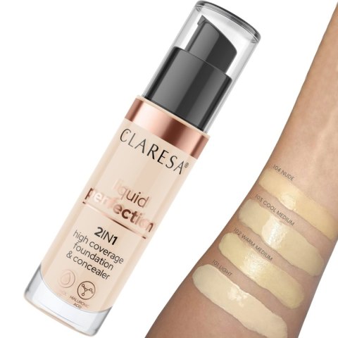 Claresa Korektor Liquid Perfect 2w1 nr 104 34g Claresa Korektor Liquid Perfect 2w1 nr 104 34g