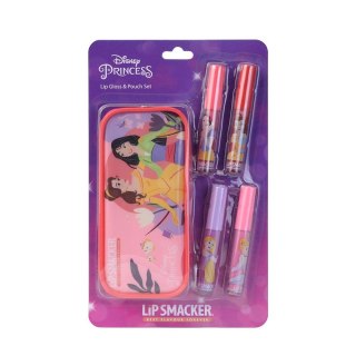 Disney Princess Lip Gloss & Pouch błyszczyki do ust 4x6ml + etui