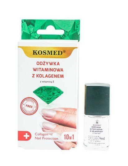 KOSMED Odżywka d/pazn. Witaminowa z kolagenem10w1 KOSMED Odżywka d/pazn. Witaminowa z kolagenem10w1