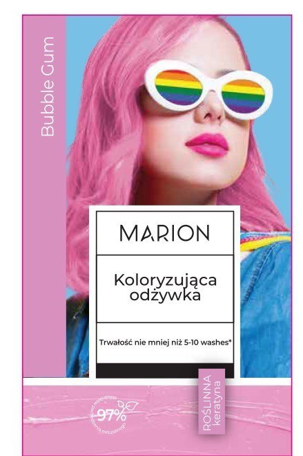 MARION Odżywka koloryzująca do włosów (5-10 myć) - Bubble Gum 35 ml