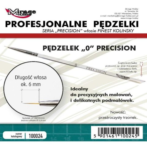 Mirage 100024 Pędzel PRECISION KOLINSKI 0