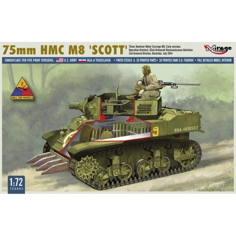 Mirage 720002 75mm HMC M8 "Scott"