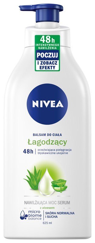 NIVEA Body Łagodzący balsam do ciała z pompką 625 ml