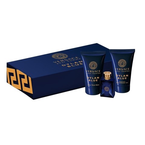 Pour Homme Dylan Blue zestaw miniatura wody toaletowej 5ml + balsam po goleniu 25ml + żel pod prysznic 25ml