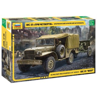 Zvezda 3656 US military multipurpose 3/4t vehicle 1/35