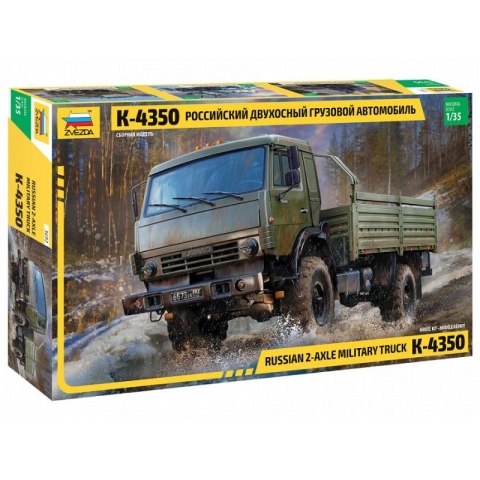 Zvezda 3692 Russian 2-Axle Military Truck K-4350 1/35