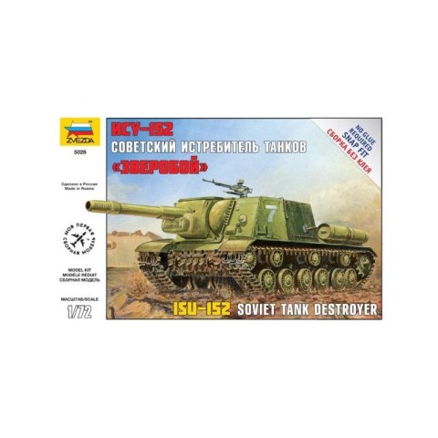 Zvezda 5026 Self Propelled Gun ISU-152 1/72