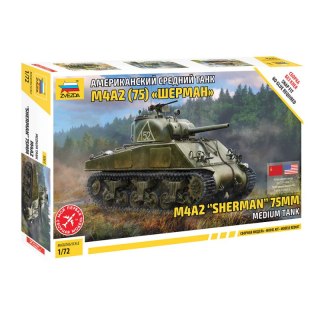 Zvezda 5063 M4A2 "Sherman" 75mm Medium Tank