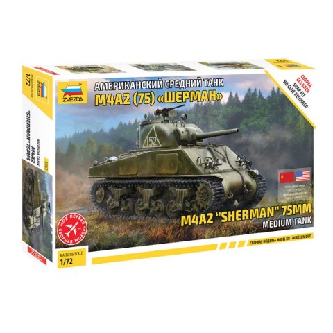 Zvezda 5063 M4A2 "Sherman" 75mm Medium Tank