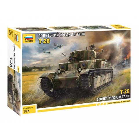 Zvezda 5064 T-28 Soviet Tank 1/72