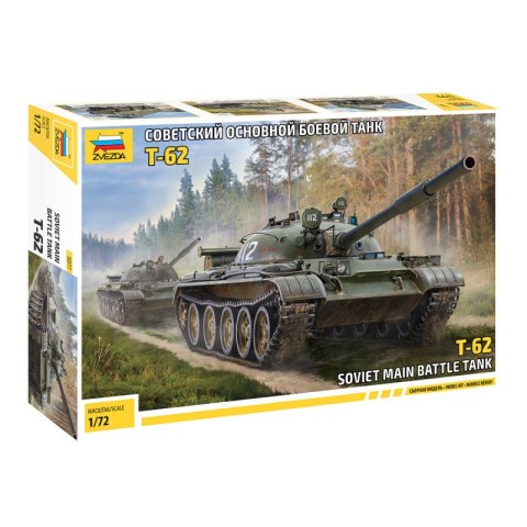 Zvezda 5077 Soviet Main Battle Tank T-62 1/72