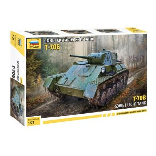 Zvezda 5078 Soviet Light Tank T-70B 1/72