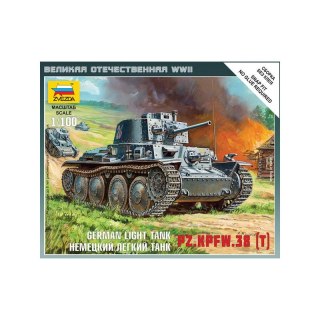 Zvezda 6130 German 38t Tank 1/100