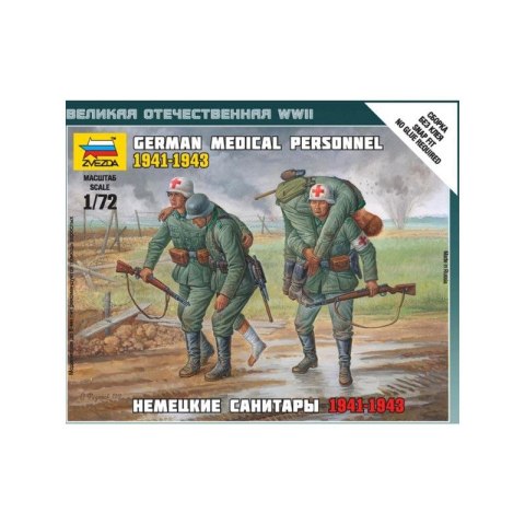 Zvezda 6143 German Medical Personnel 1941-43 1/72