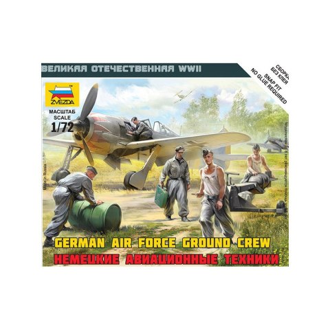 Zvezda 6188 German Airforce Ground Crew 1/72