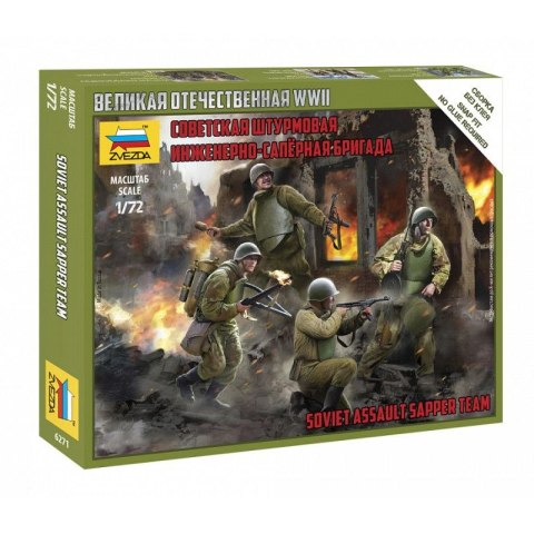 Zvezda 6271 Soviet Assault Sapper Team 1/72 Zvezda 6271 Soviet Assault Sapper Team 1/72