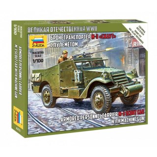 Zvezda 6273 Armored Personnel Carrier M-3 Scout Car with Machine Gun