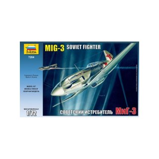 Zvezda 7204 Mig-3 Sov. Fighter 1/72